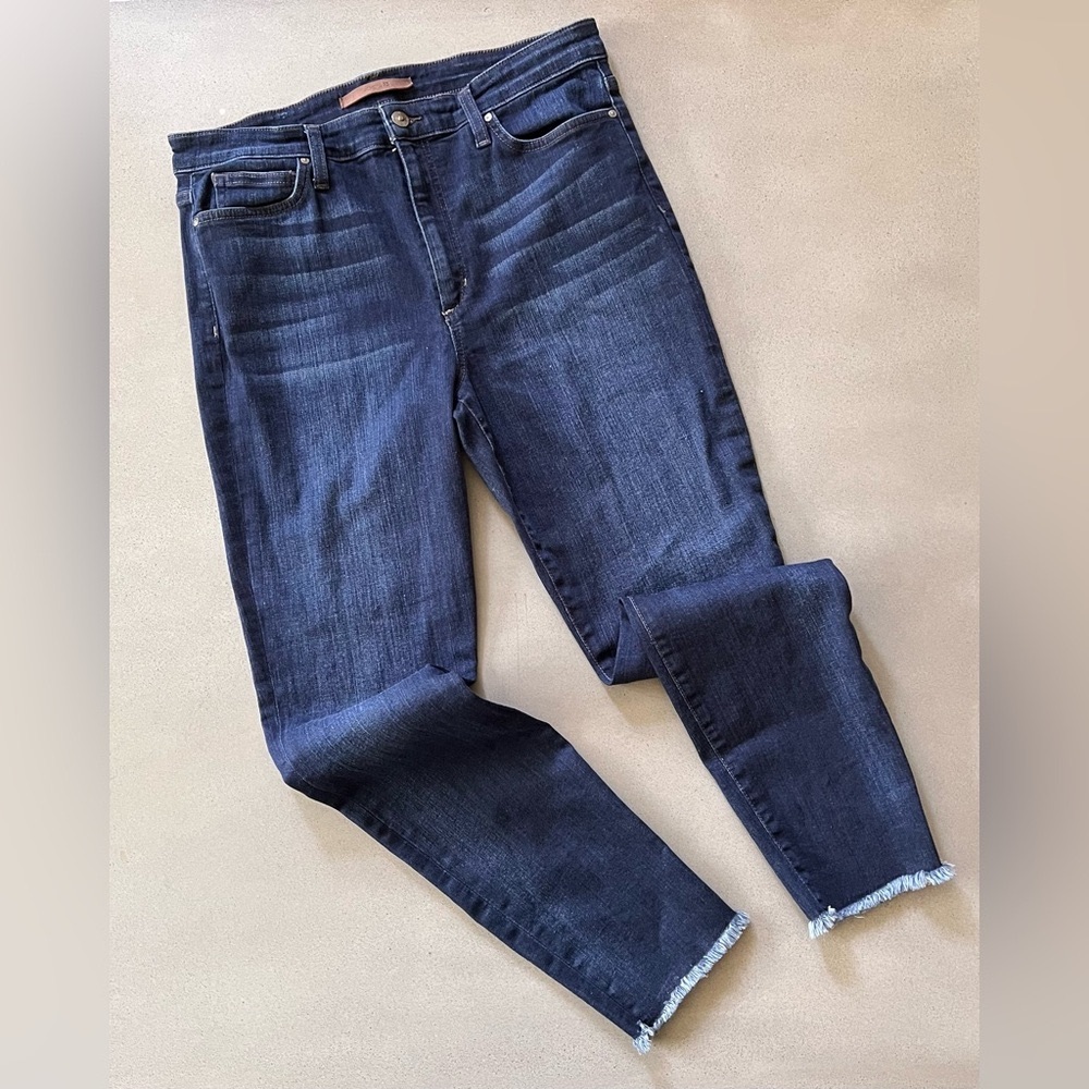 Joes Jeans High Rise Skinny Ankle Dark Wash Nanette 32